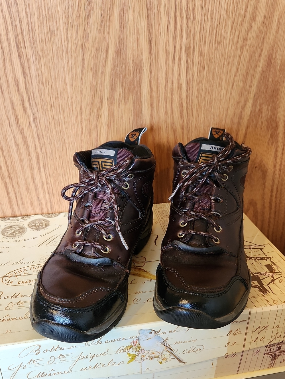 Ariat Brown Leather Ankle Boots